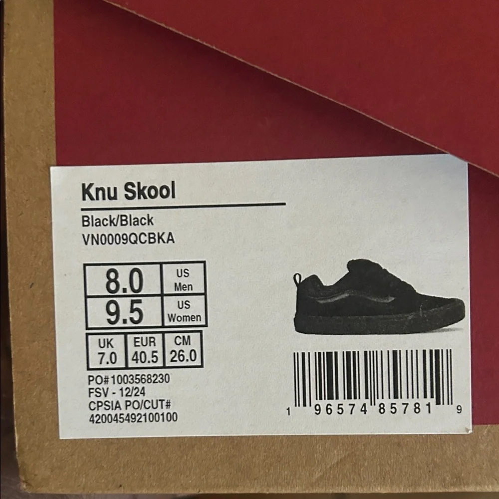 Vans Black Sneakers - Picture 2 of 5